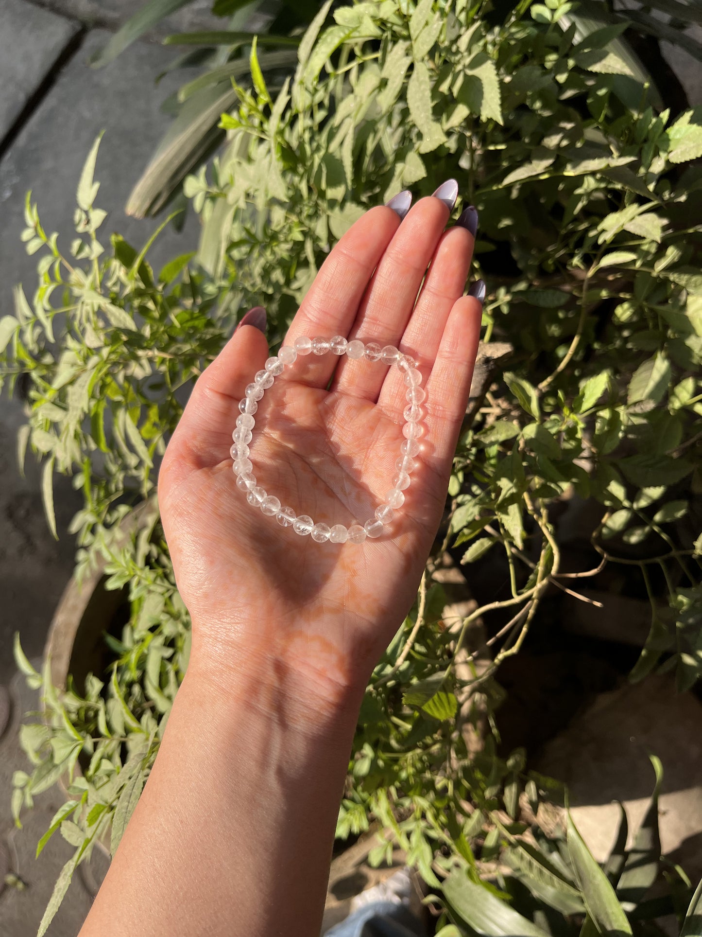 Clear quartz Faceted